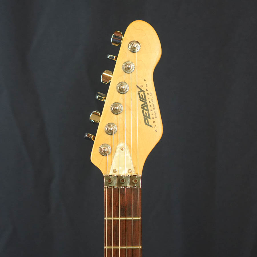 Peavey Axcelerator F Electric Guitar Transparent Blue (1994) - Used