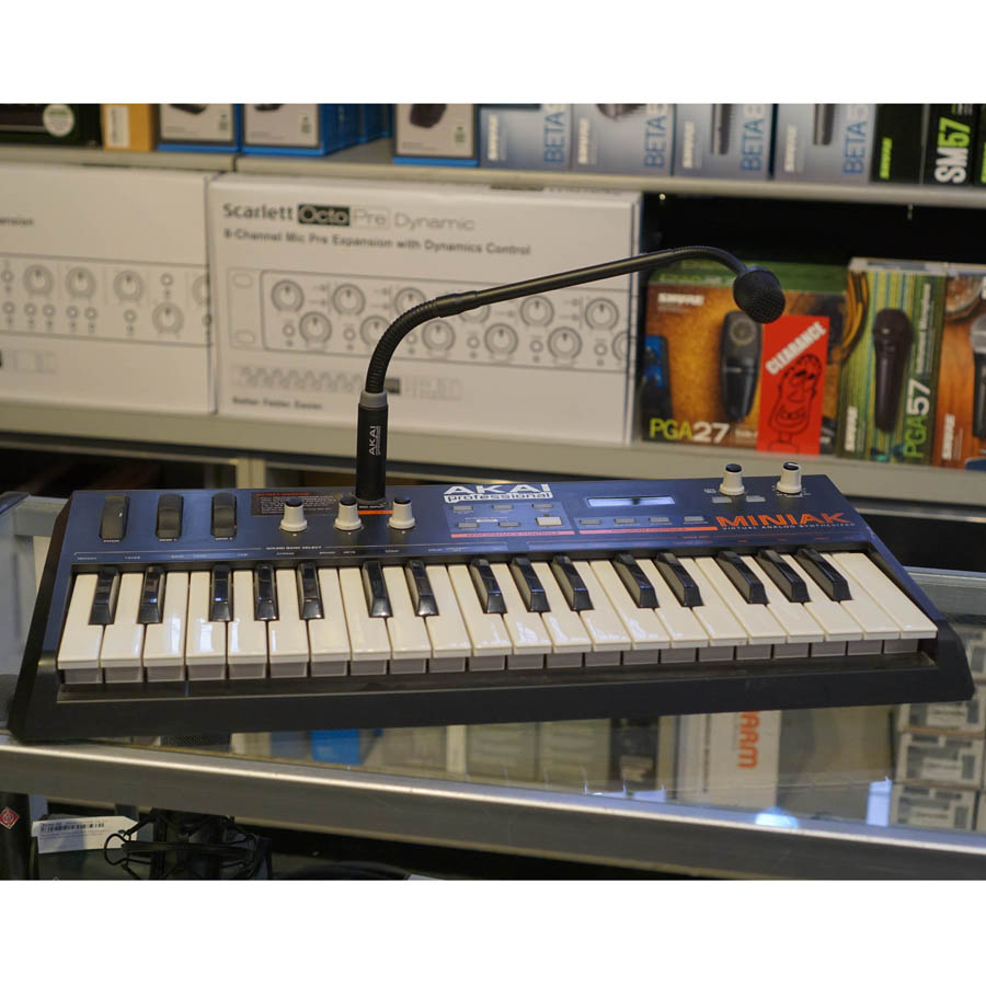 Akai Miniak Virtual Analog Synthesizer w/Gooseneck Mic - Used