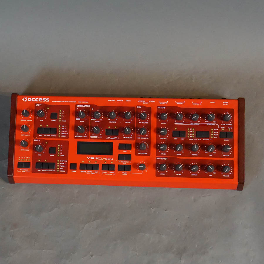 Access Virus Classic Desktop Synthesizer Red - Used