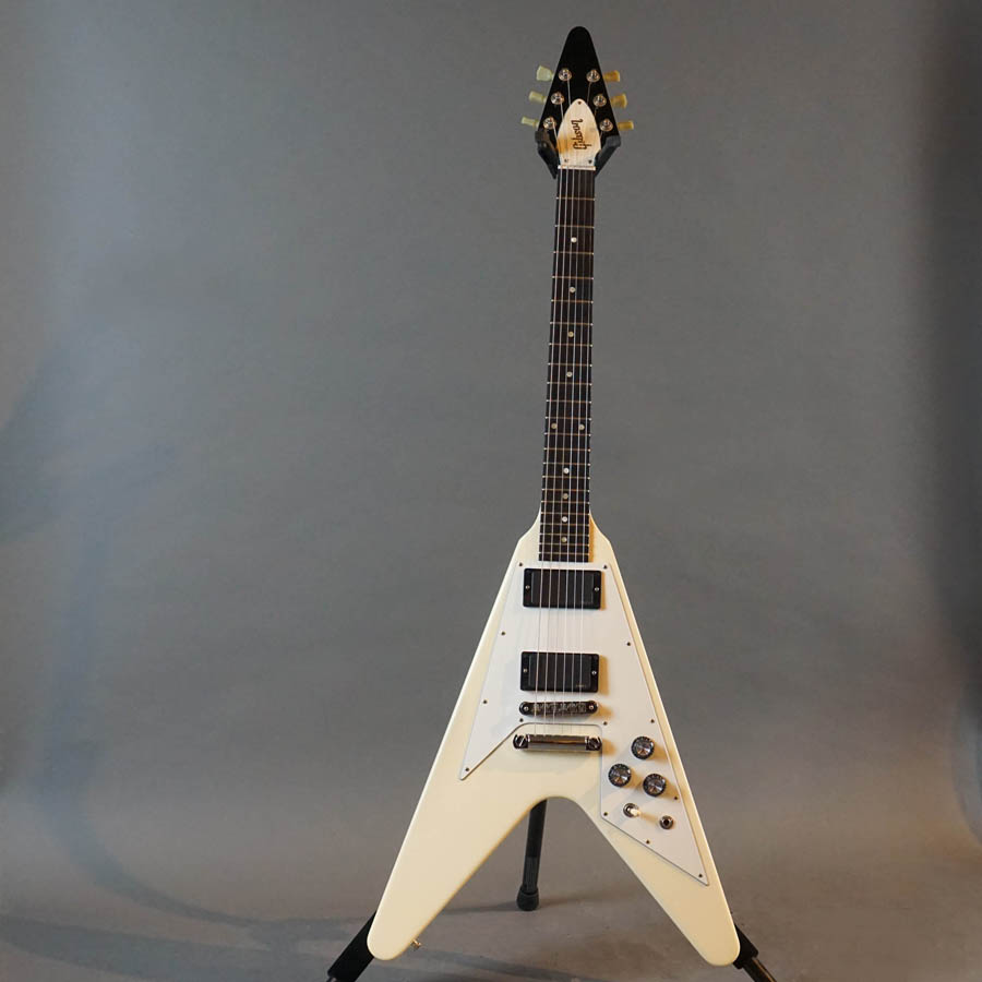 Gibson Flying V Factor X Alpine White w/2 EMG 85s w/Case (2006) - Used 