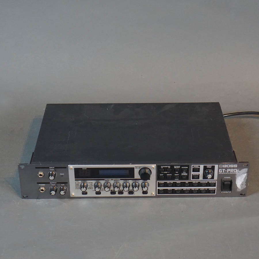 Boss GT Pro Guitar Effects Processor demo - YouTube