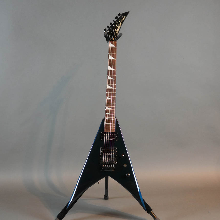 Jackson Stars King V Neck Thru MIJ KV Metallic Blue w/Case