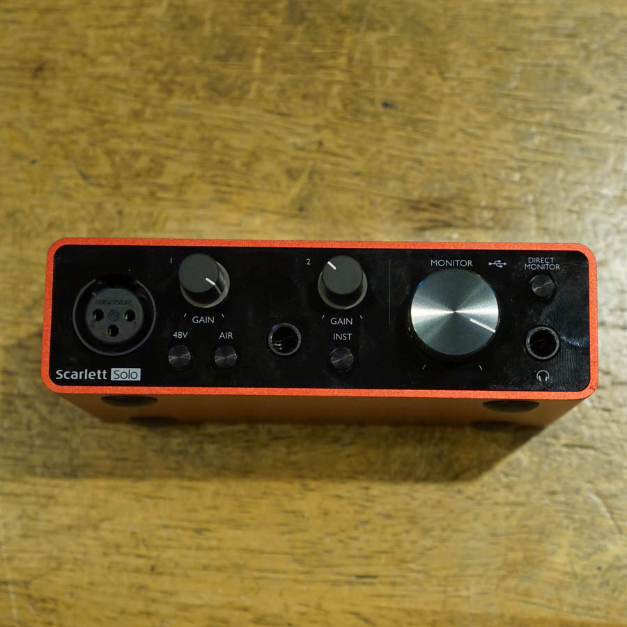 Focusrite Scarlett Solo (3rd Gen) Audio Interface - Used