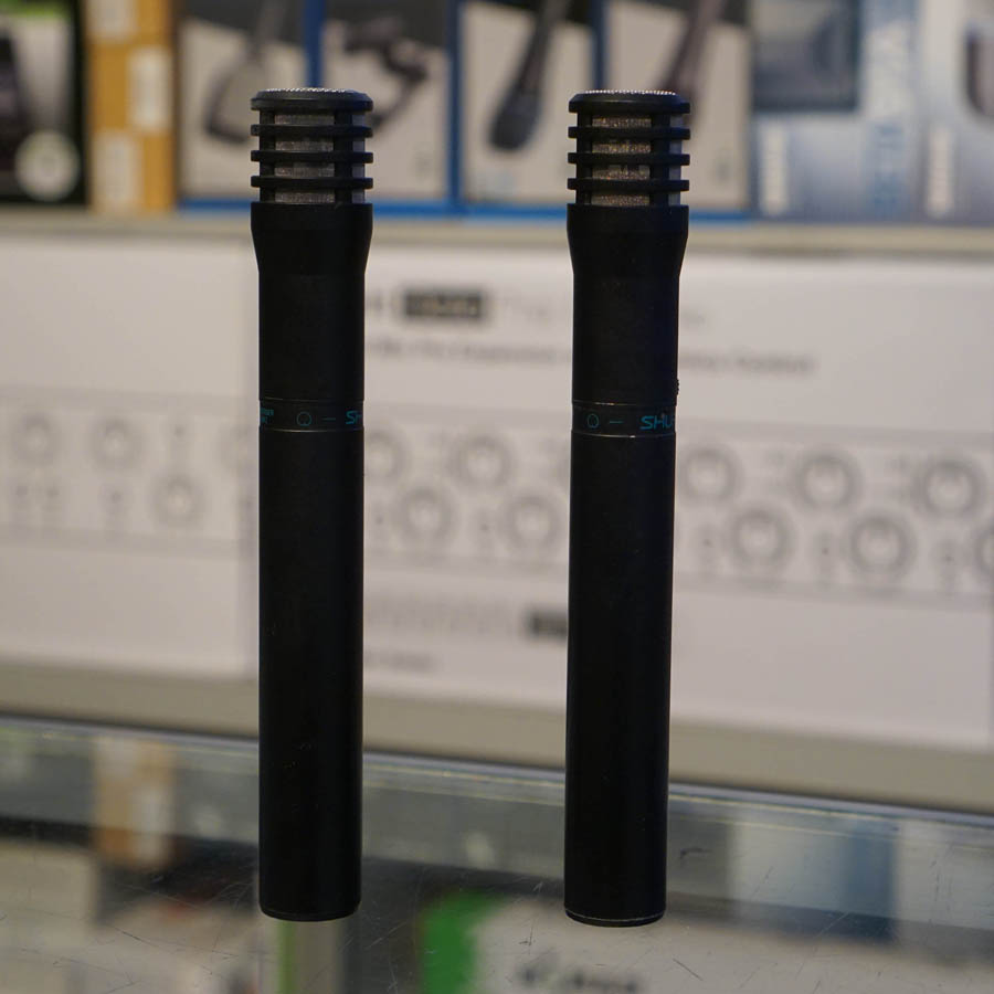 Shure BG 4.0 Small Diagram Condenser Mic Set (Pair) w/Case - Used