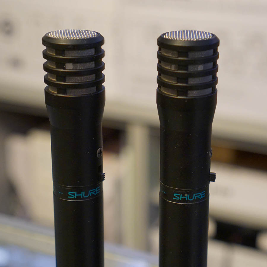 Shure BG 4.0 Small Diagram Condenser Mic Set (Pair) w/Case - Used