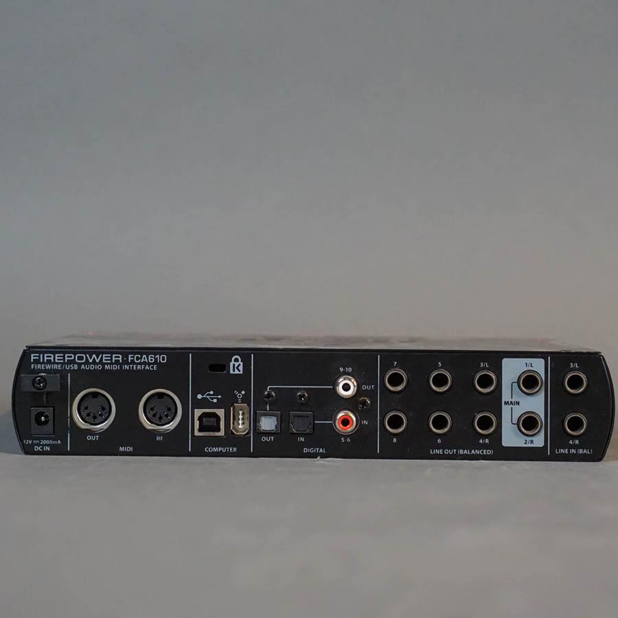 Behringer FIREPOWER FCA610 オーディオインターフェイス Behringer FIREPOWER FCA610 オーディオインターフェイス 【公式通販】