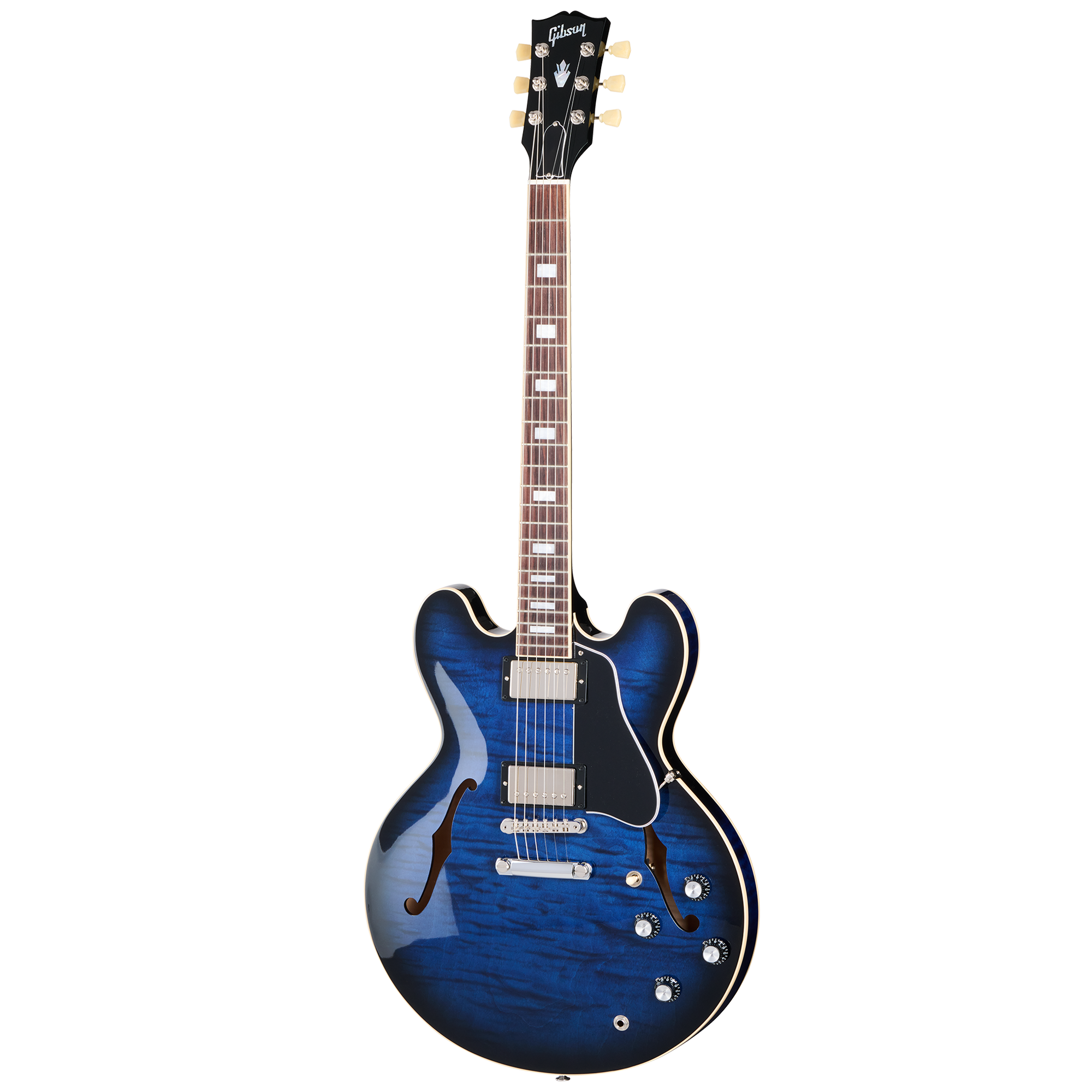 Gibson ES-335 Figured Semi Hollow Electric Deep Ocean Burst