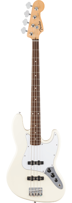 Fender Standard Jazz Bass Olympic White - 885978118649
