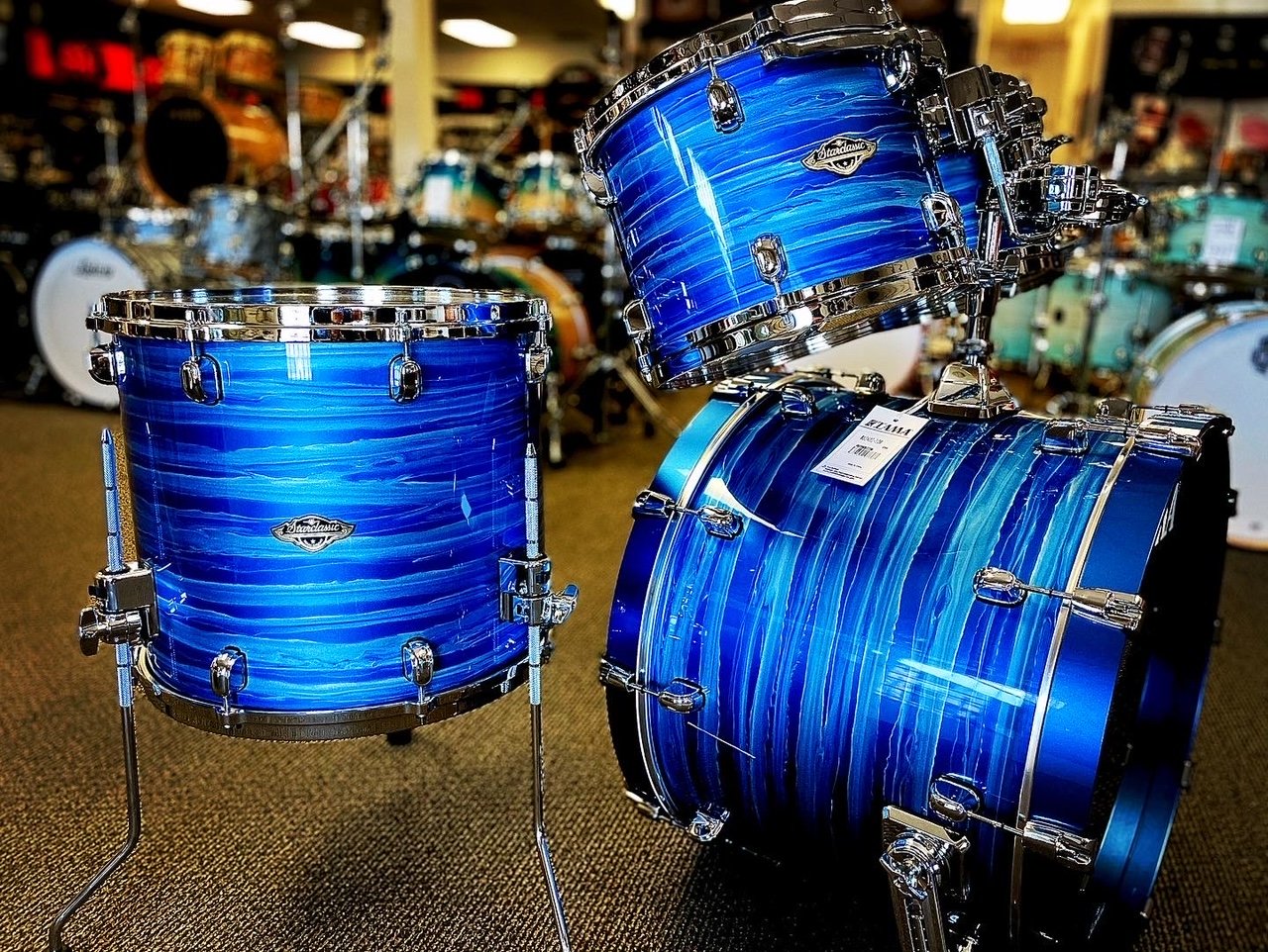 Tama Starclassic Walnut/Birch 4pc Shell Pack in 10/12/16/22 Ocean