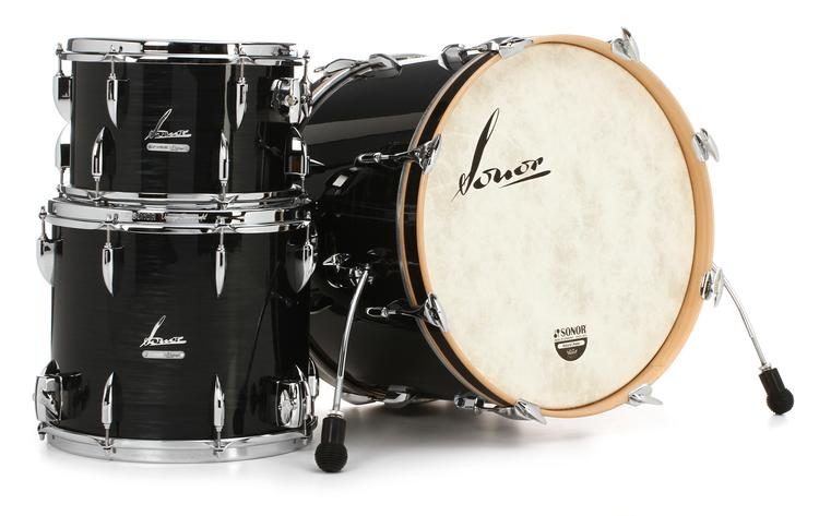 SONOR LITE 10 インチ BLACK [VINTAGE] Sonor Vintage Series 3pc Shell Pack 22 x 14 / 13 x 8 / 16x14