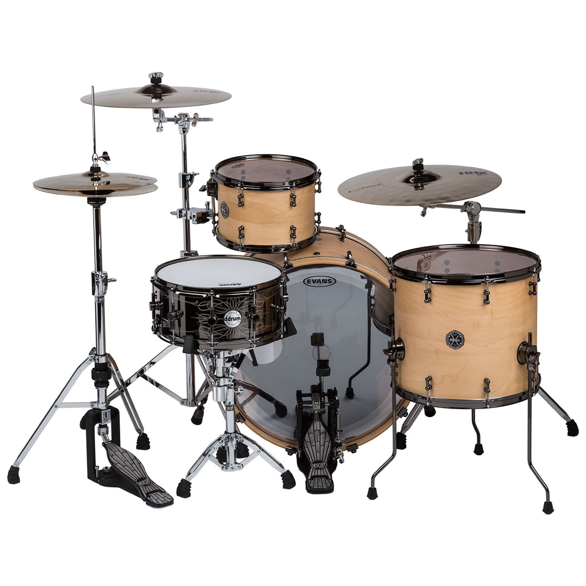 DDrum M.A.X. 322 3pc Shell Pack 12/16/22 - Satin Natural Lacquer