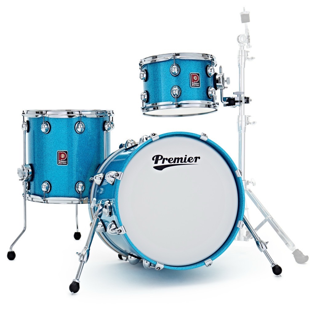 Premier Genista Heritage series 3 pc 18 Shell Pack Aqua Blue Sparkle