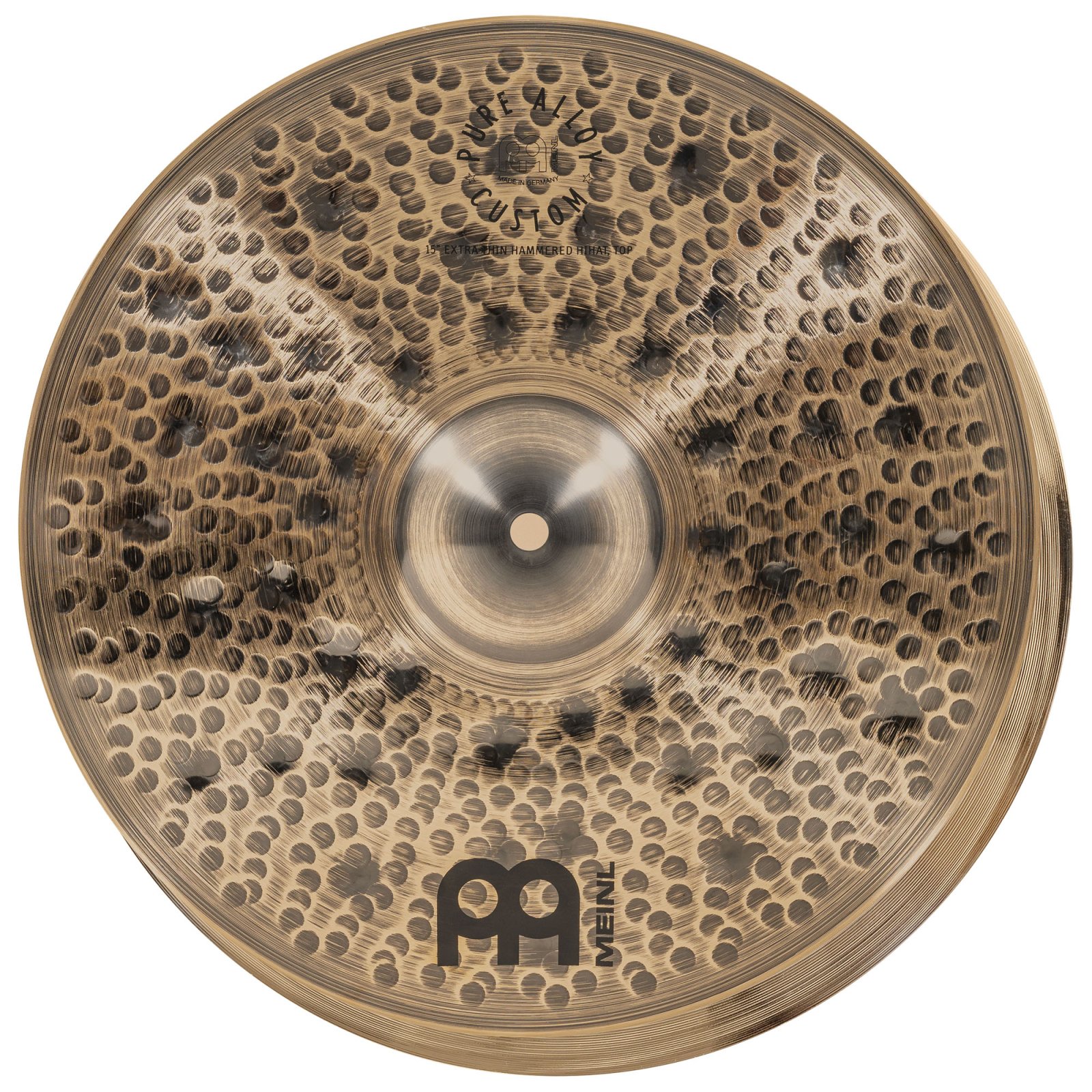 Meinl Pure Alloy Custom 15 Extra Thin Hammered Hihat