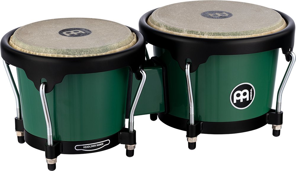 Meinl Journey series ボンゴ グリーン MEINL Percussion Journey Series Bongo 6,5 MACHO & 7,5 HEMBRA