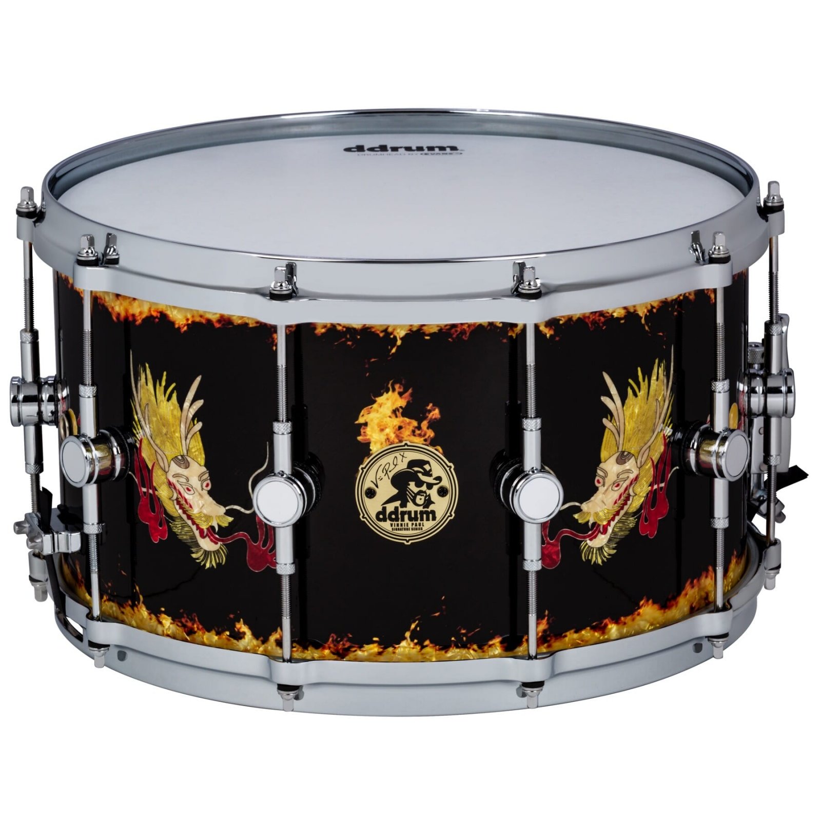 ddrum Vinnie Paul Limited Edition 8x14 Dragon Snare Drum