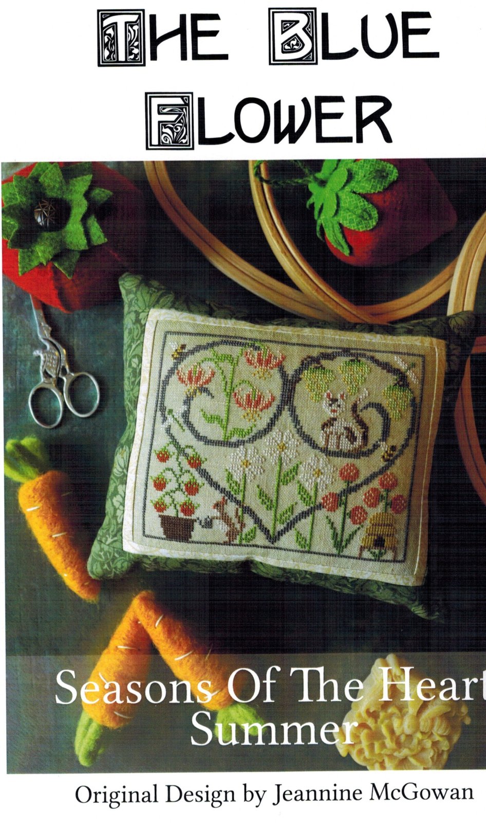 Seasons of the heart summer chart blue flower the