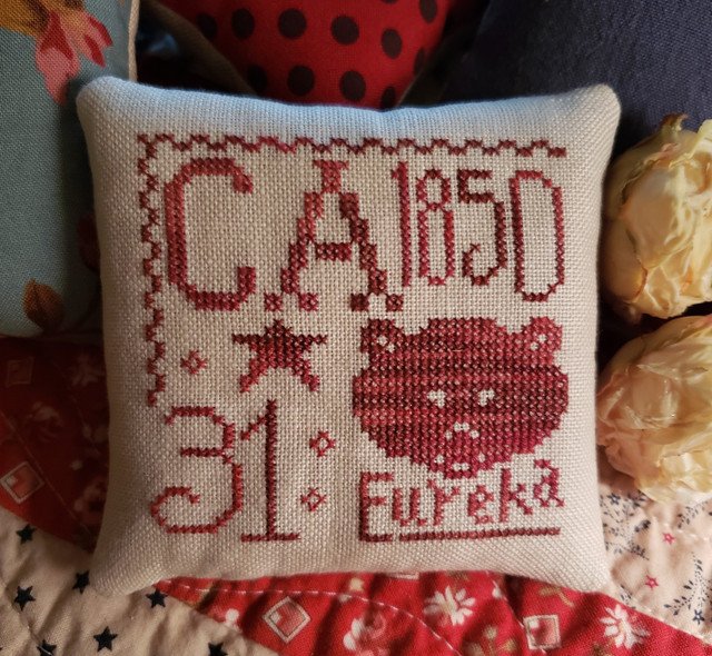 Statehood Splendor California chart Thread Milk Design