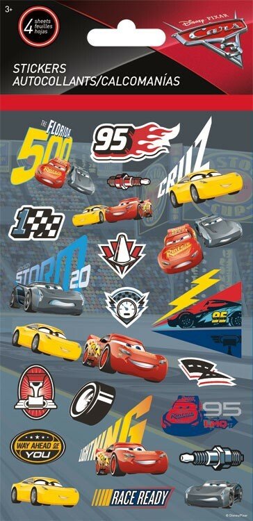 Disney Cars 3 Stickers - 042692059218