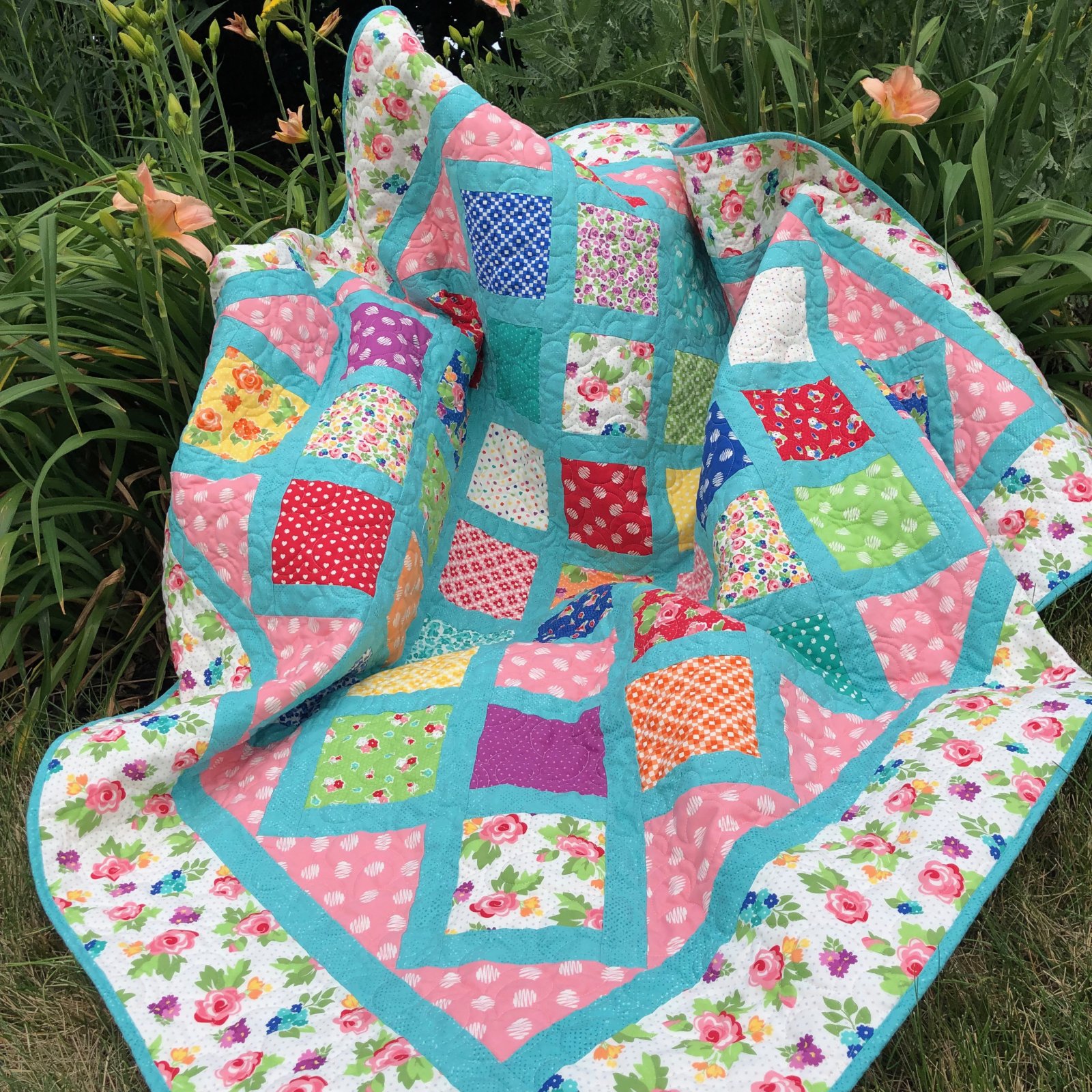 Love Lily Baby Quilt Kit Quilted Moose