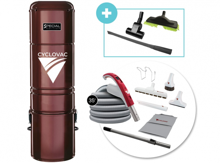 CycloVac Central Vacuum Special Edition 2025 (Model H625) with 24V Accessory Kit + Bonus Pack
