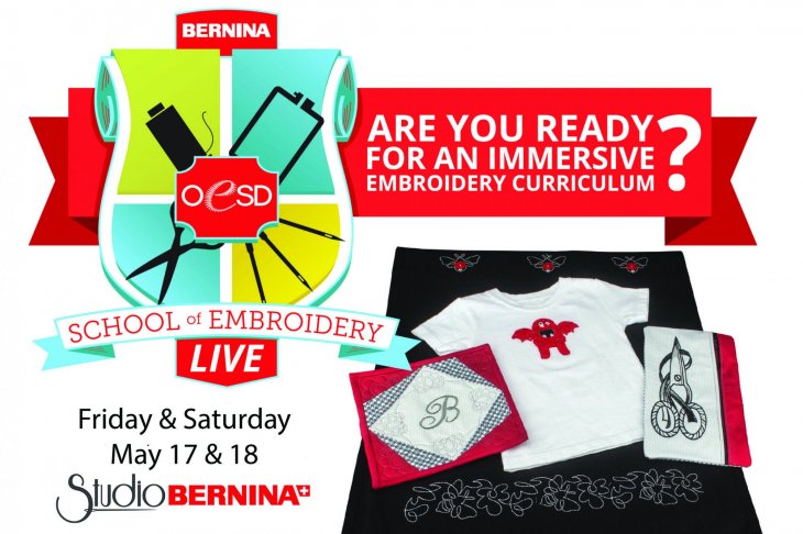 Learn to Embroidery and Sew at the OESD school of embroidery