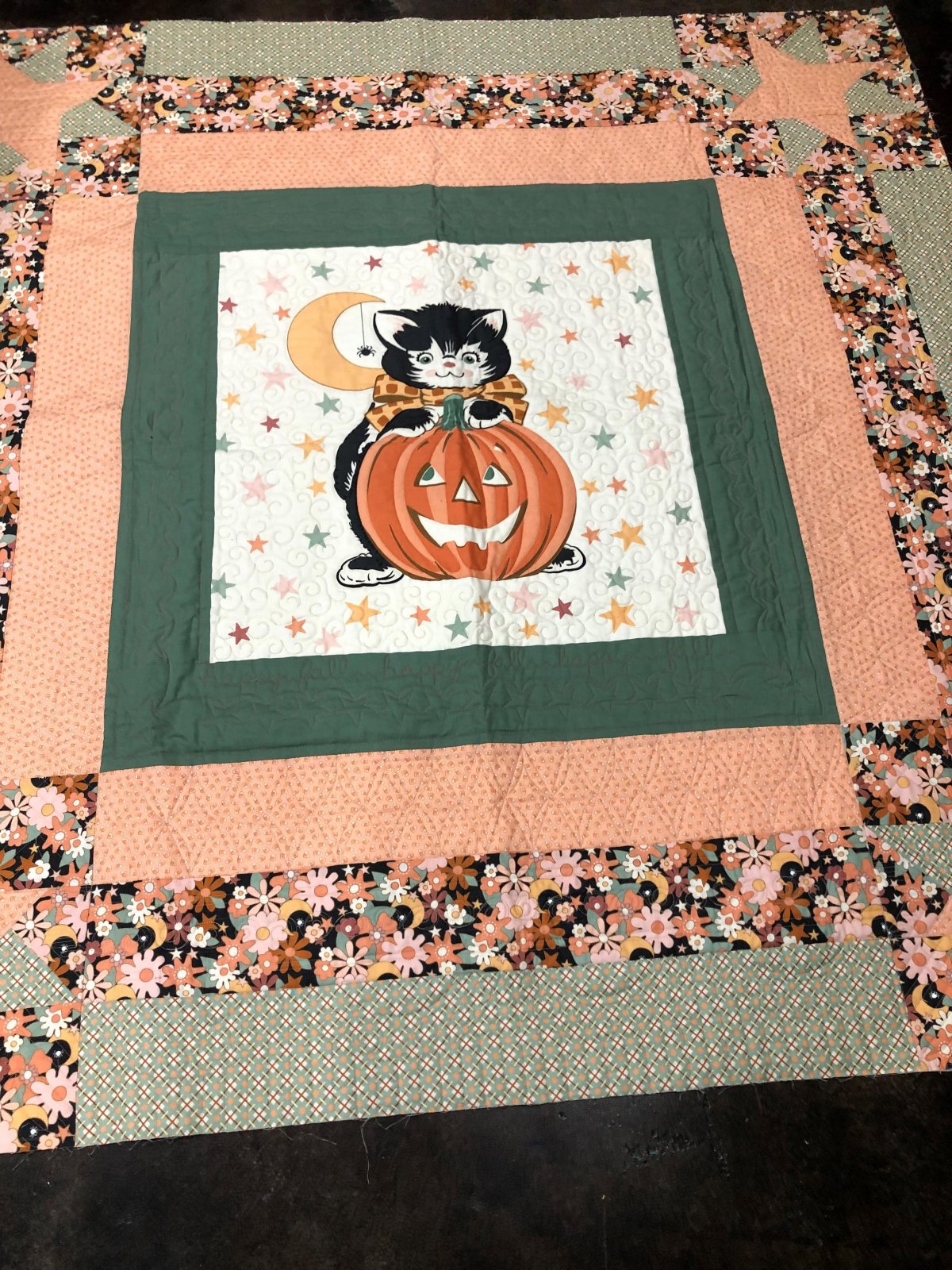 Kitty Corn Panel Quilt kit