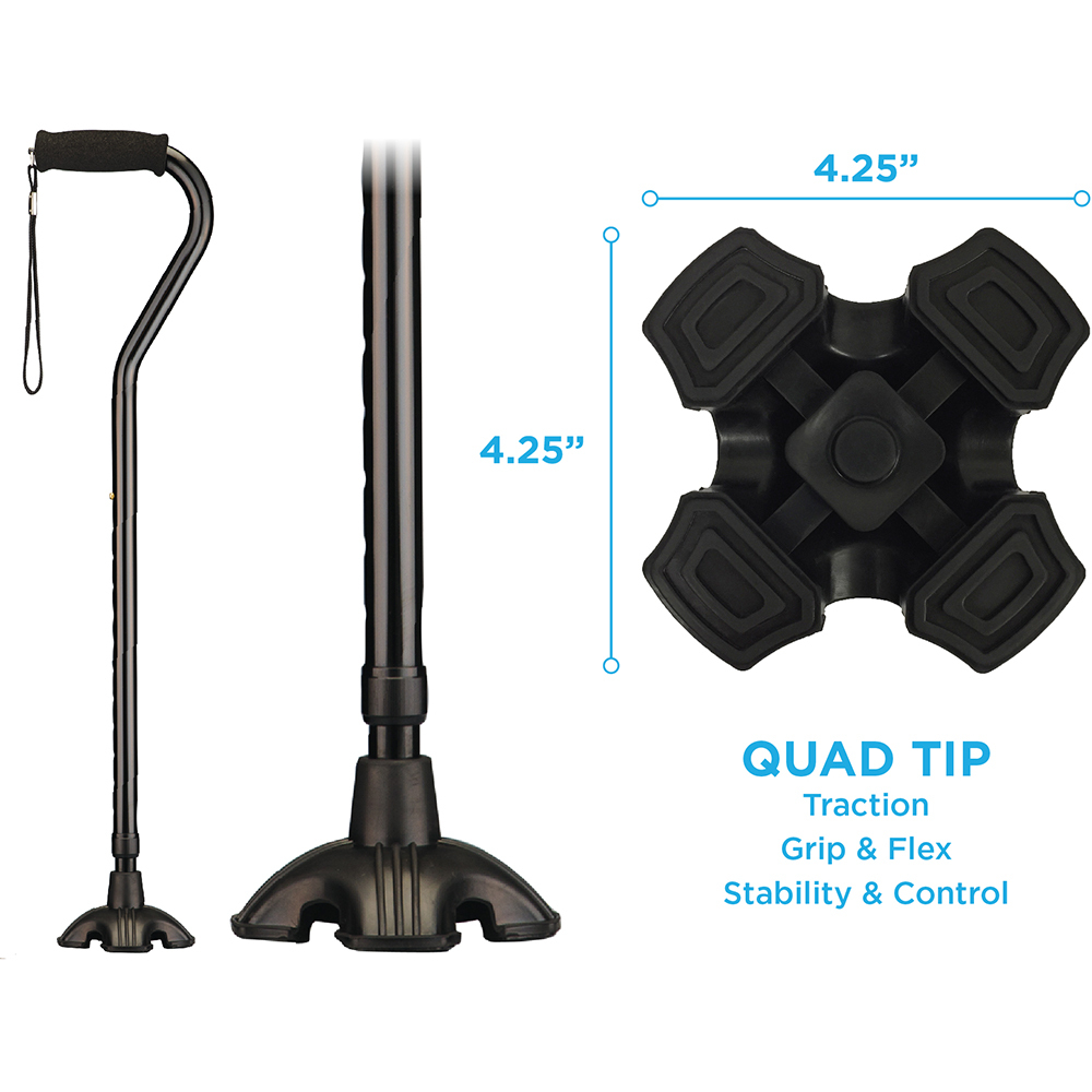 NOVA S1070BK BLACK SELF-STANDING SUGARCANE, FITS USER 4'11 TO 6'4 300LB WT CAP