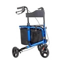 VIVE HEALTH TRI-ROLLATOR WITH SEAT 300LB CAP FIT APPROX USER 4'10 TO 6'1