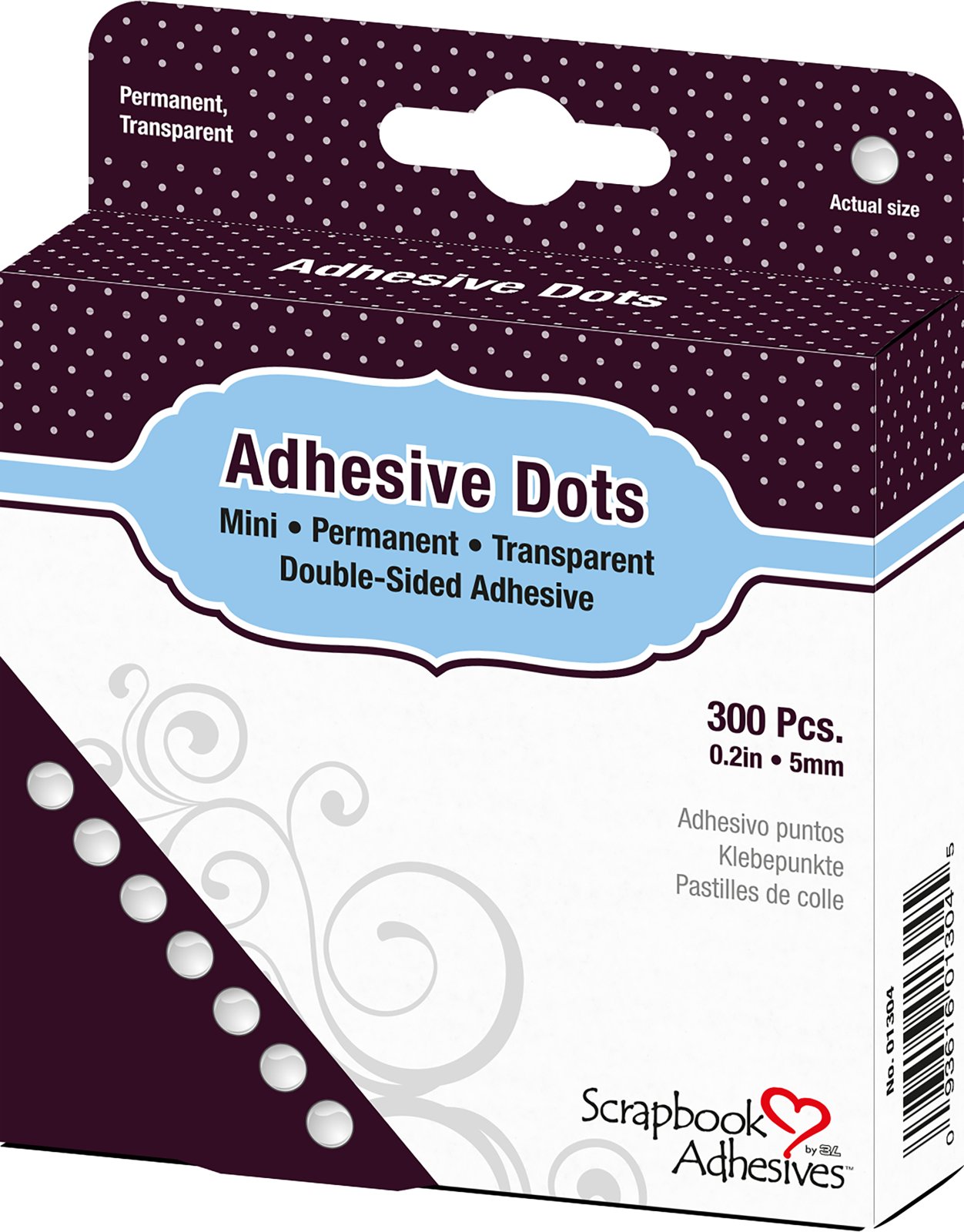 Scrapbook Adhesives Mini Dots/5mm 093616013045
