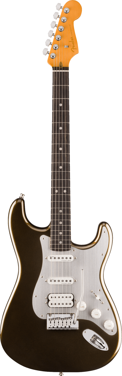 Fender 0119151790 American Ultra II Stratocaster® HSS, Ebony