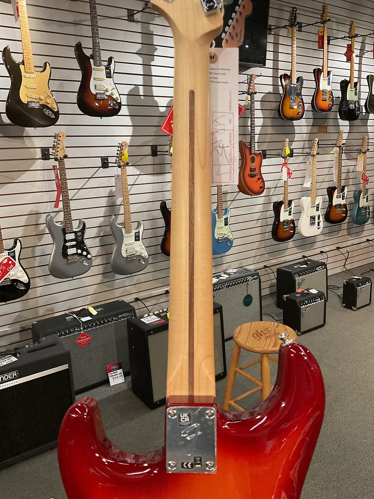 【HI FI FNK】Layered Star Washed Top Fender 0144552531 Player Stratocaster Plus Top, Maple
