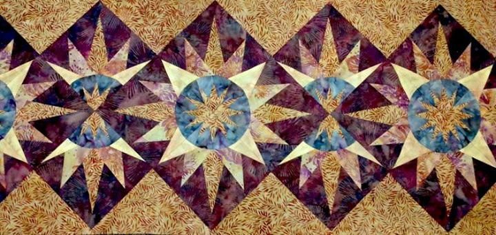 cactus flower paper pieced tablerunner paper pieced flower patterns