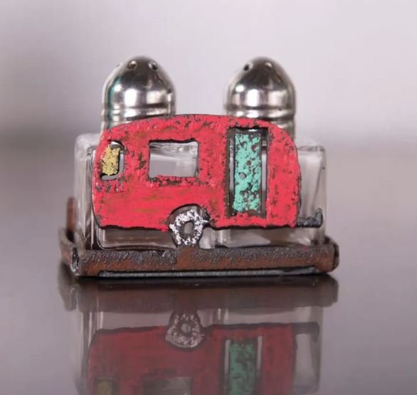 Vintage Camper Trailer Salt and Pepper Shakers