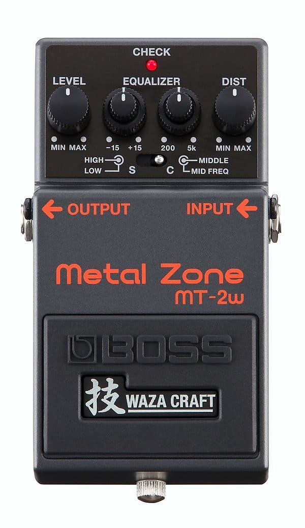 Boss MT-2W Waza Craft Metal Zone Distortion Pedal - 761294513538