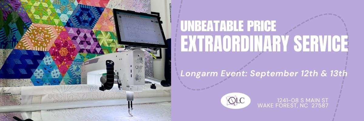 Janome Quilt Maker Pro 20 at an unbeatable price with extraordinary service provided by Quilts Like Crazy