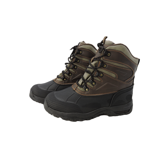 weatherproof black boots