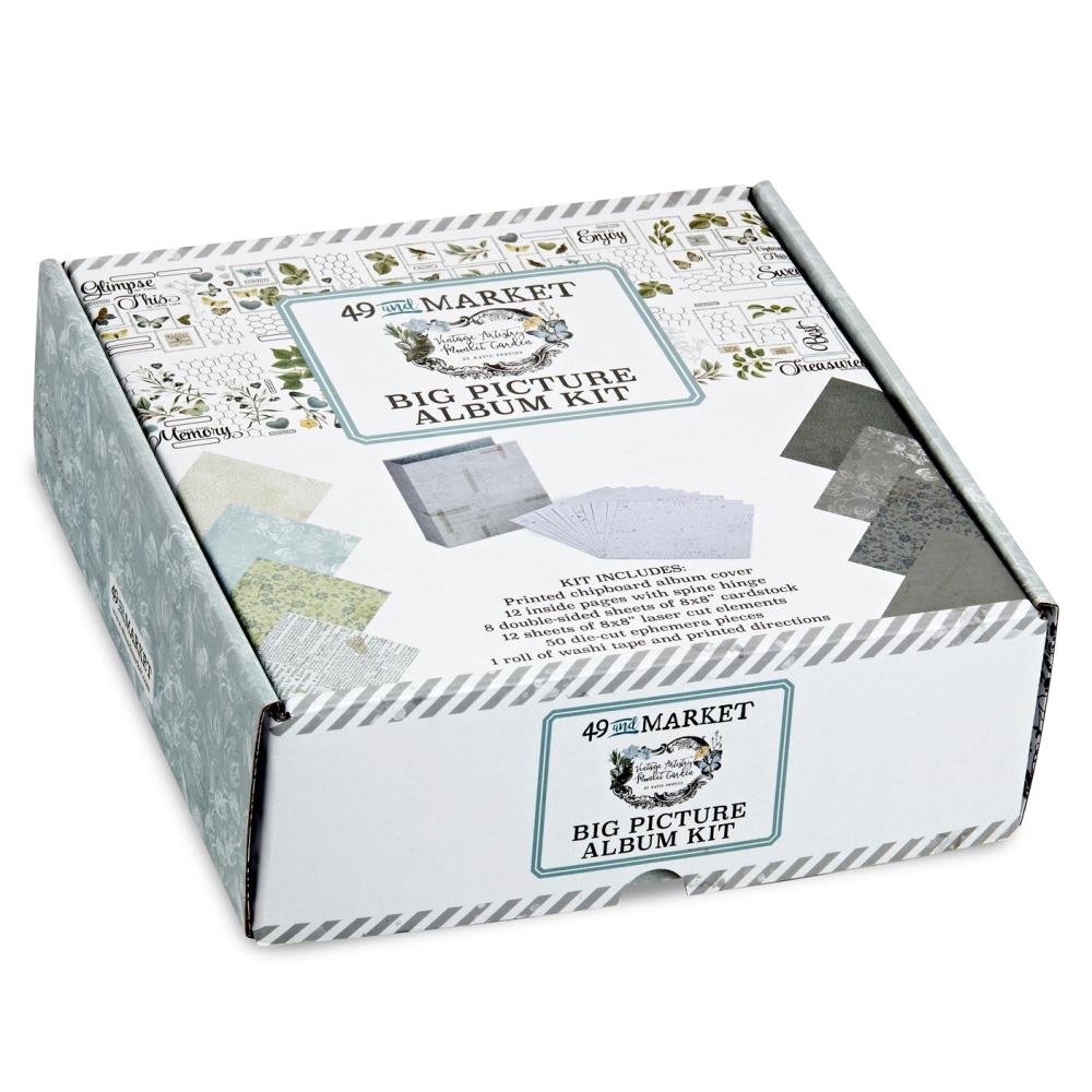 49 & Market Vintage Artistry Moonlit Garden Big Picture Album Kit