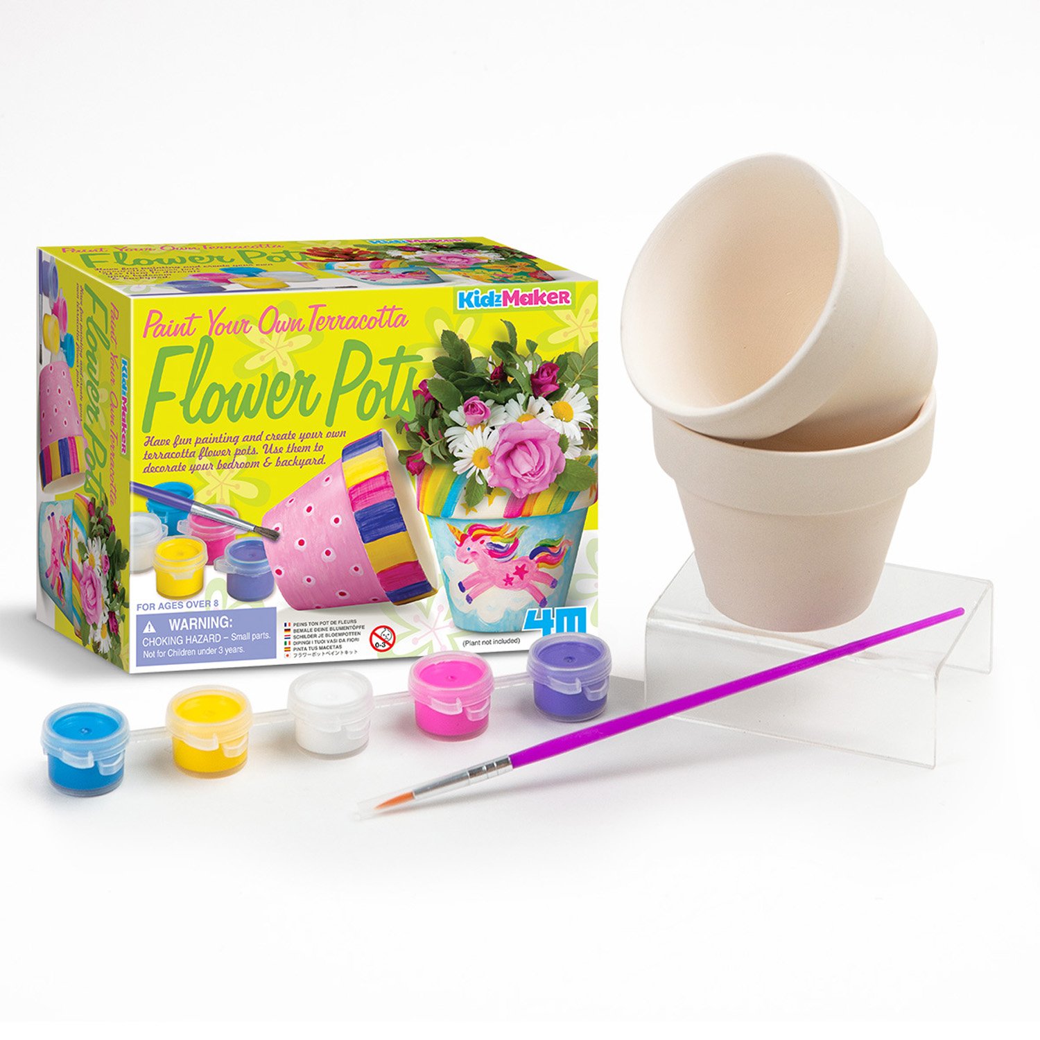 PAINT YOUR OWN TERRACOTTA FLOWER POT 085761290730 PAINT YOUR OWN TERRACOTTA FLOWER POT 085761290730