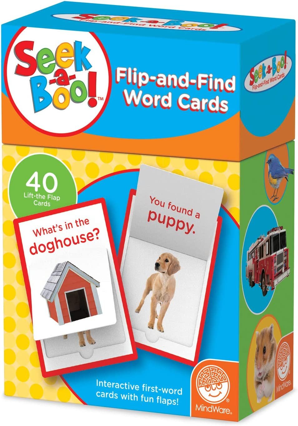 SEEK A BOO FLIP AND FIND WORDS CARDS 195130014413