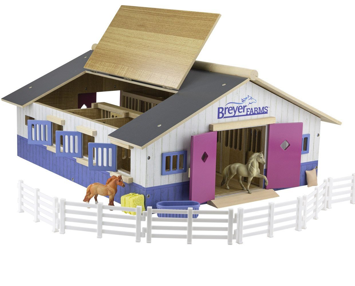breyer farms stable playset