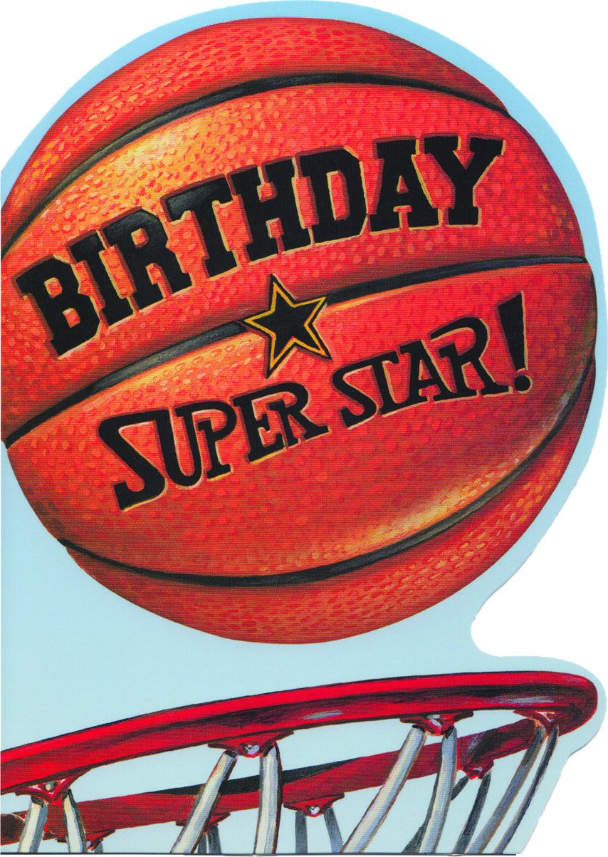 BIRTHDAY BASKETBALL CARD 643356252183 BIRTHDAY BASKETBALL CARD 643356252183