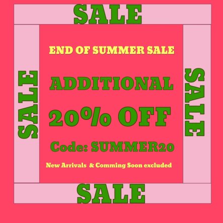 End of Summer Sale 
