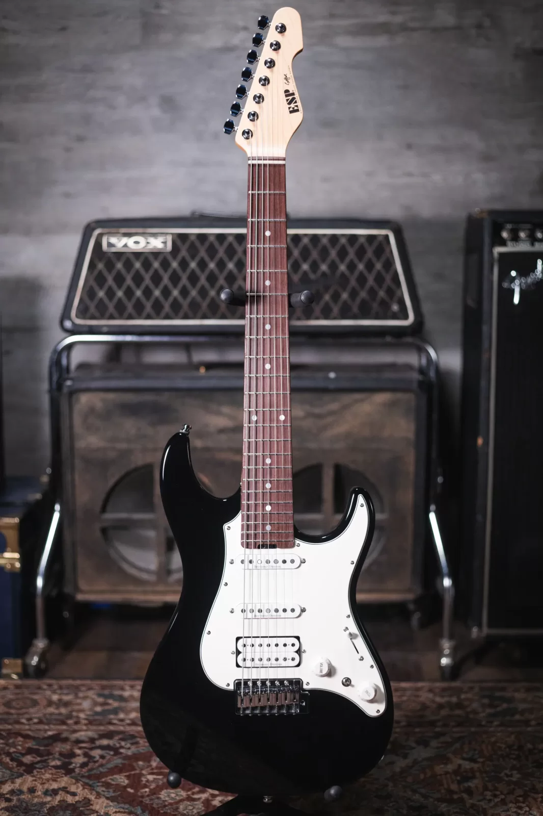 ESP SNAPPER 7 7-String Electric Guitar - Black with