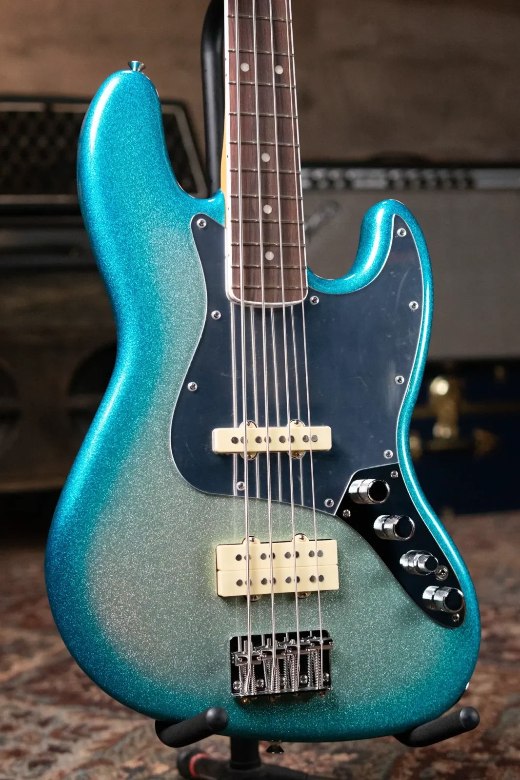Fender Limited Player Plus X Blu Detiger Jazz Bass - Sky