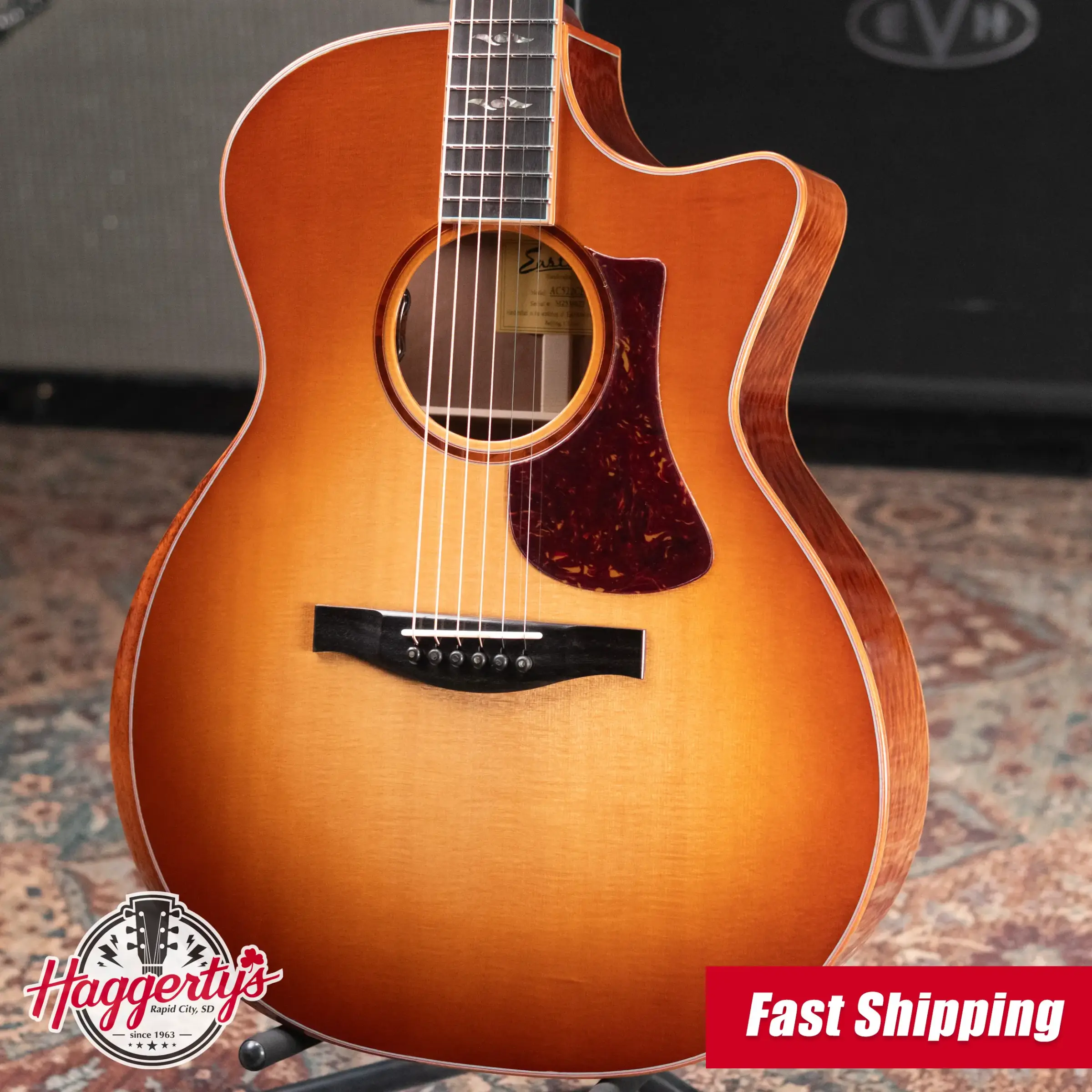 Eastman AC522CE-GB Grand Auditorium Acoustic/Electric Guitar