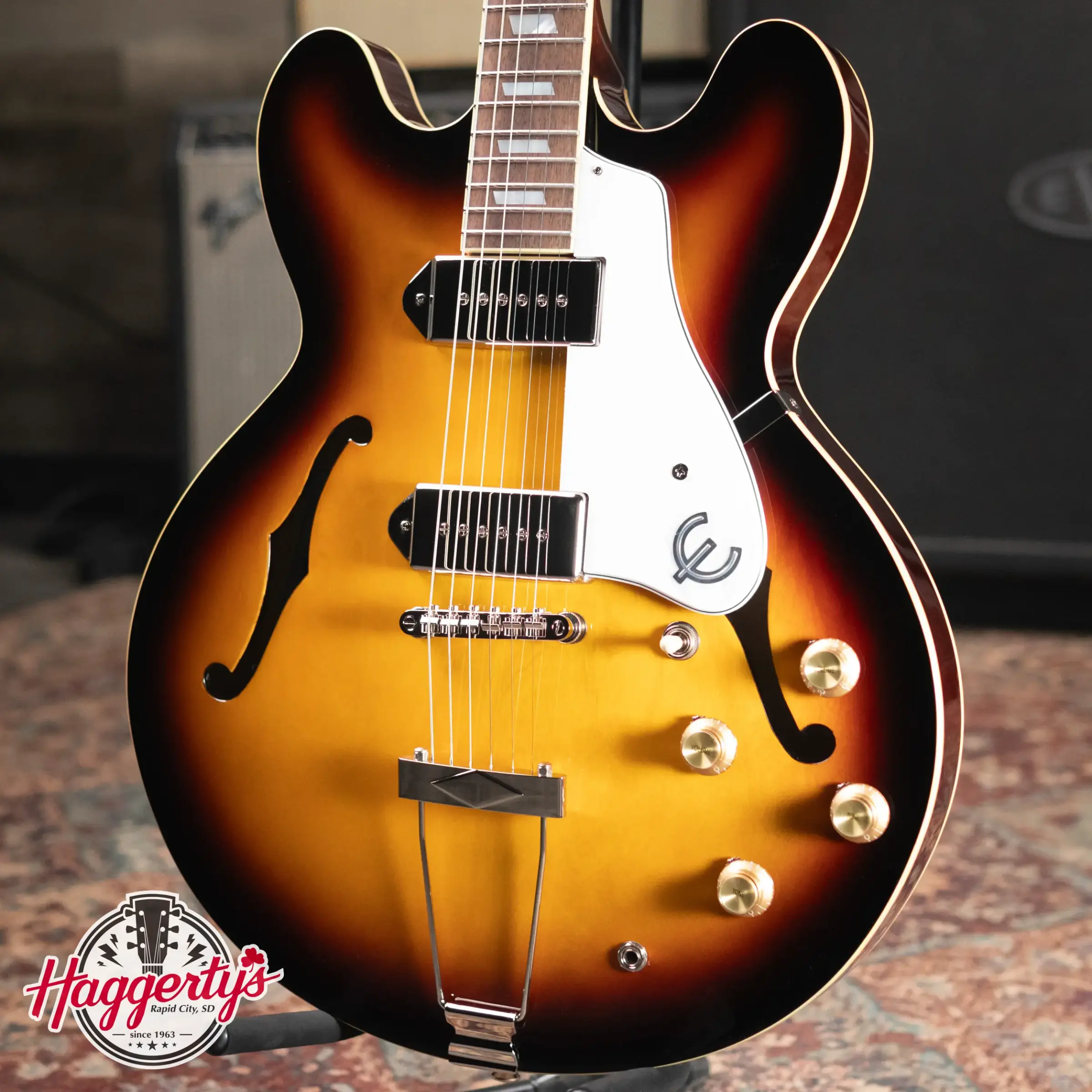 Epiphone Casino Hollow Body Electric Guitar - Vintage Sunburst