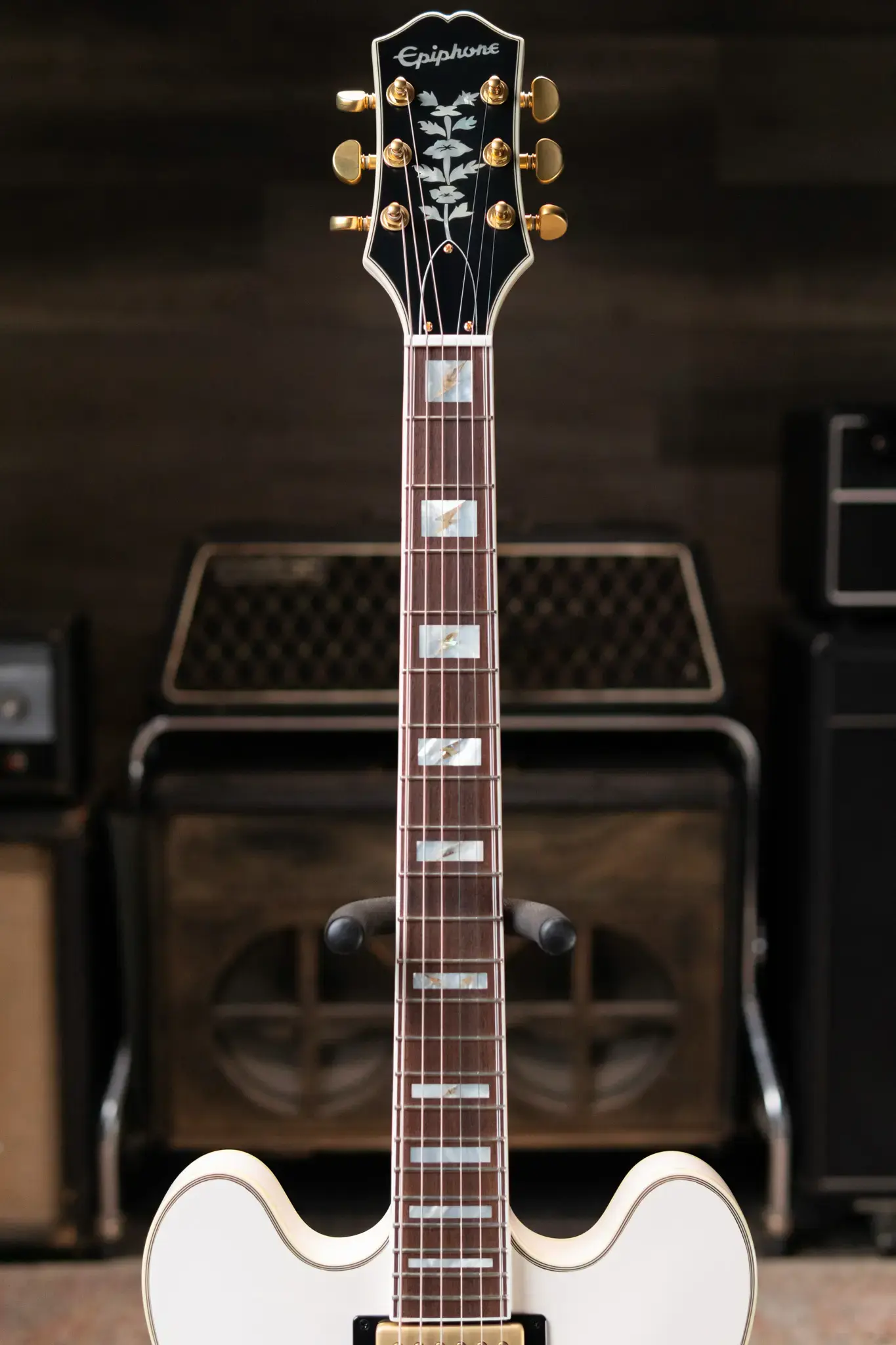 Epiphone Emily Wolfe White Wolf Sheraton - Aged Bone White