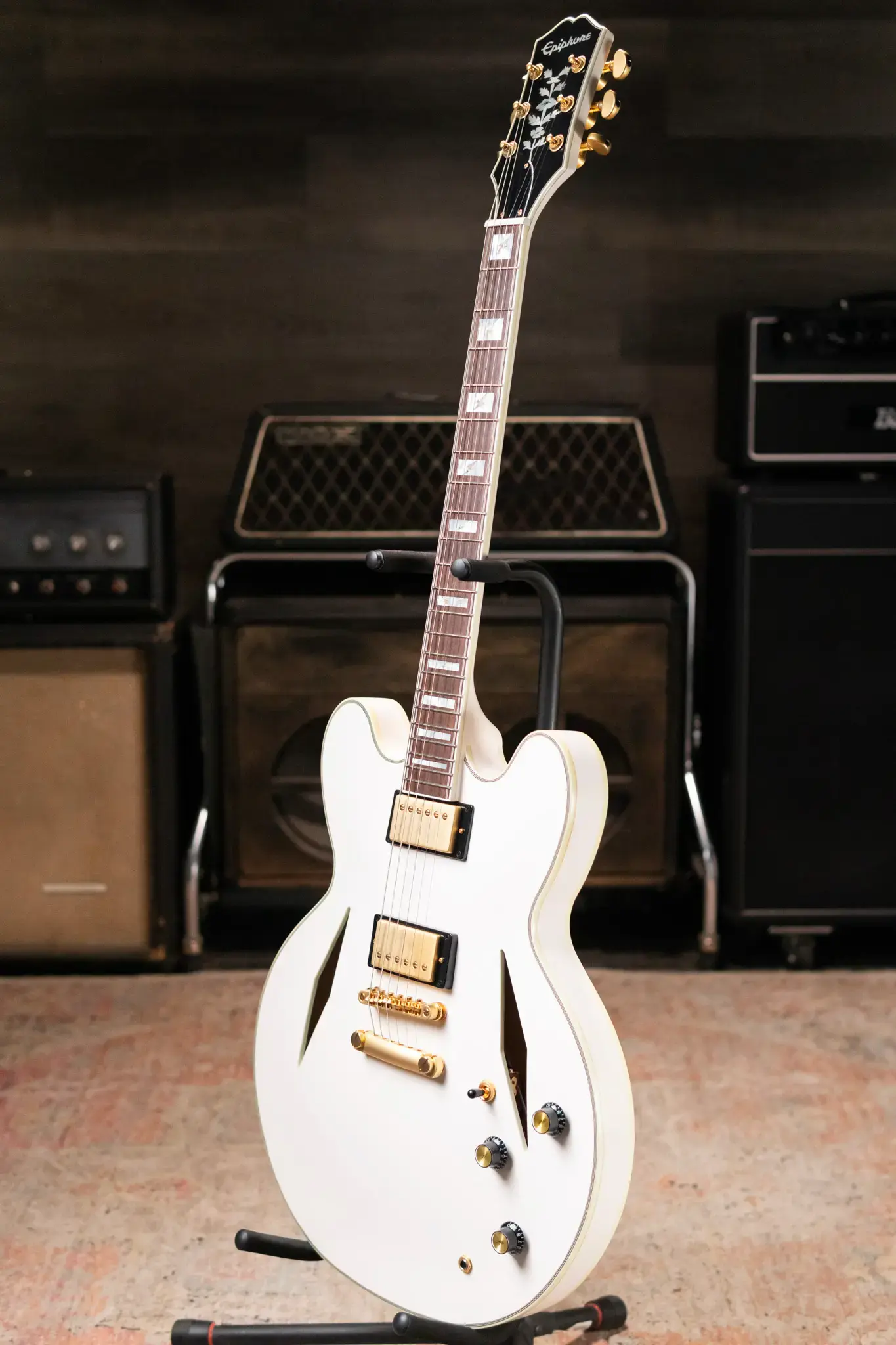 Epiphone Emily Wolfe White Wolf Sheraton - Aged Bone White