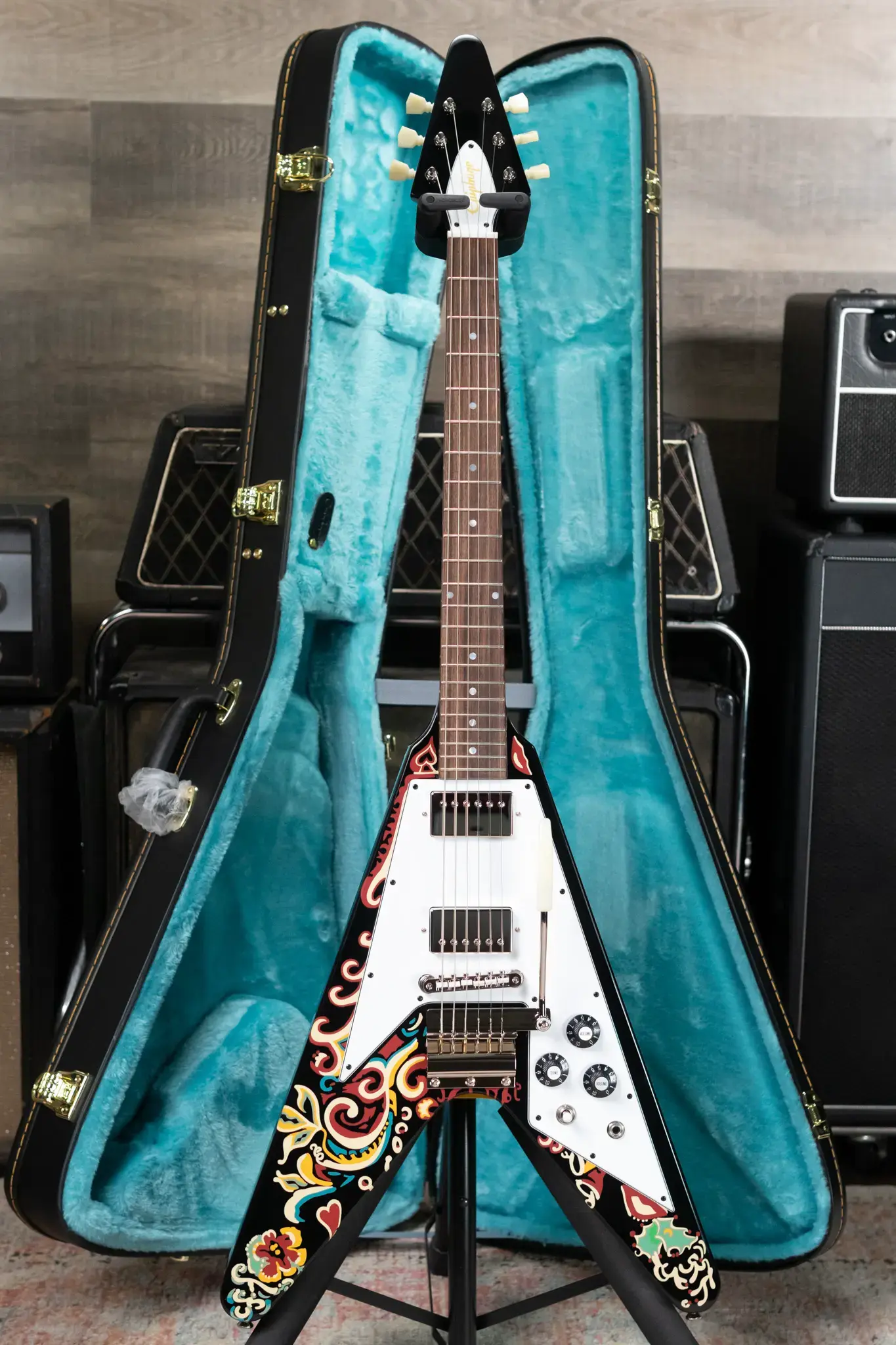 Epiphone Jimi Hendrix Love Drops Flying V Electric Guitar