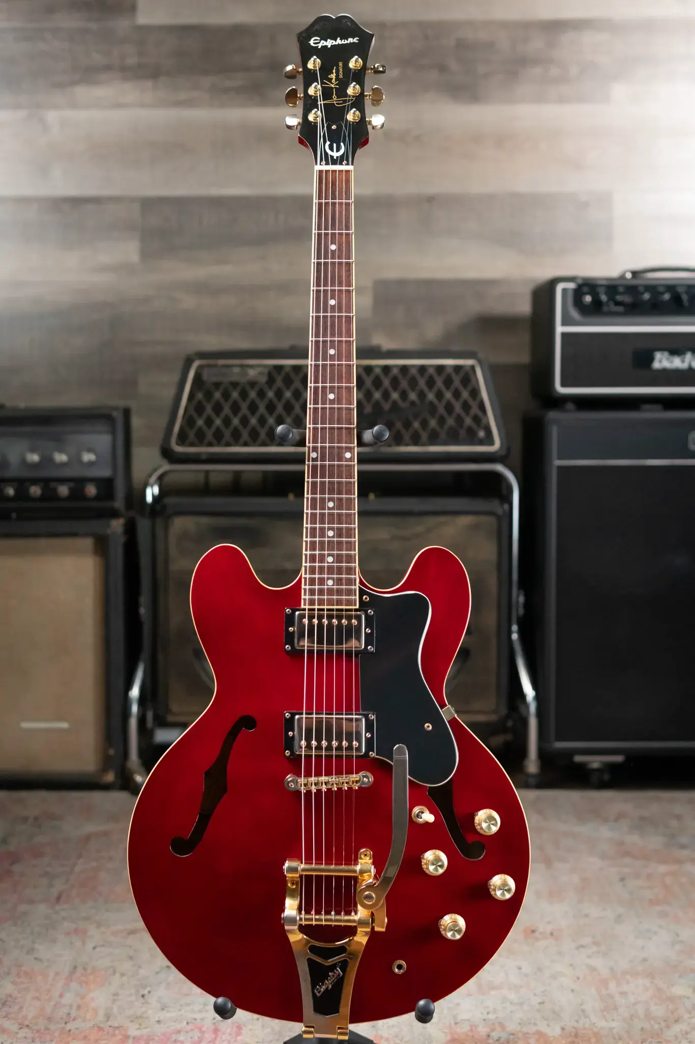 Epiphone ギター Epiphone Zephyr E-312T Thinline Hollow Body Electric Guitar